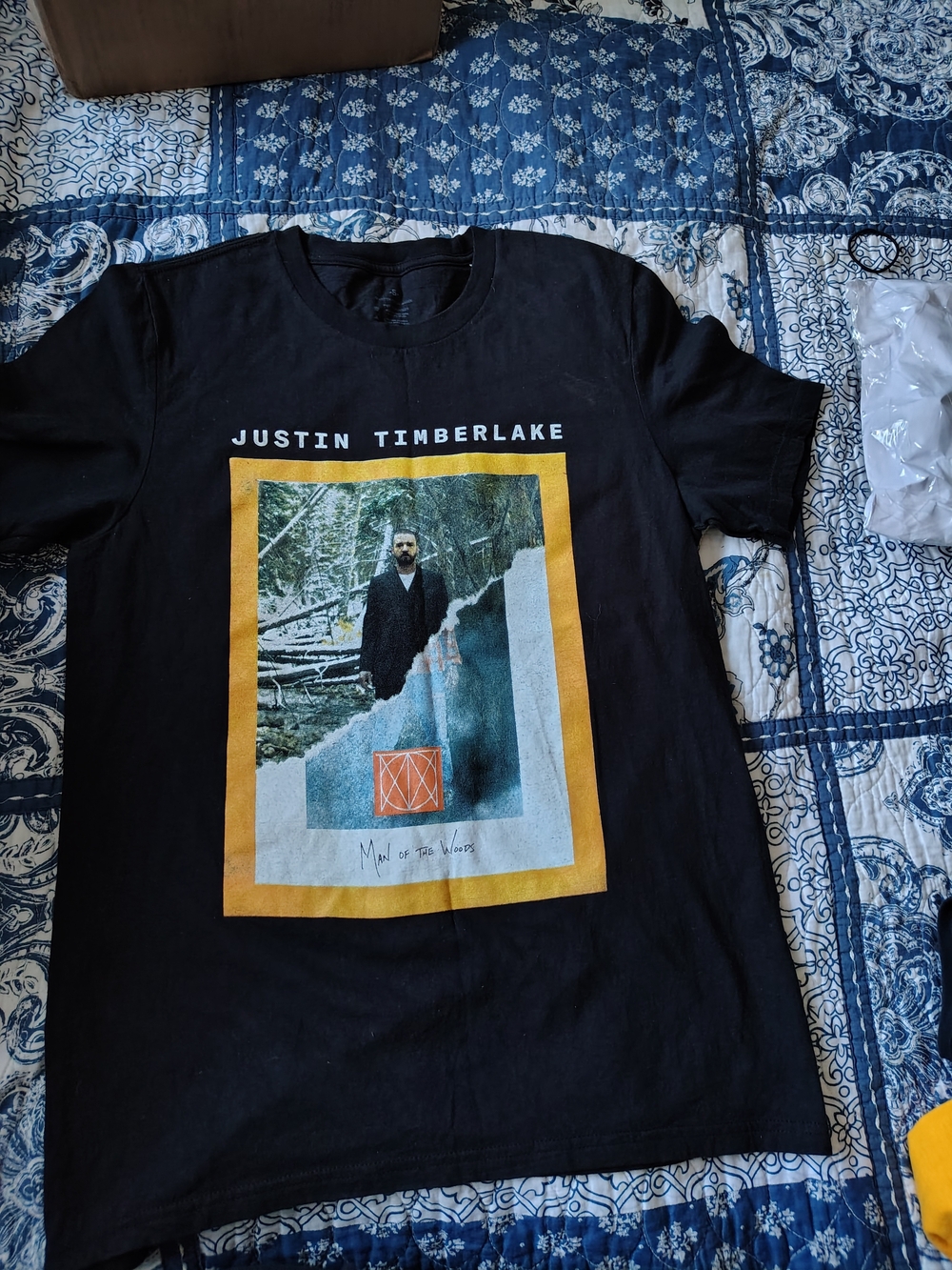 Justin Timberlake Man Of The Woods Concert Tour Shirt Adult Small 2019 Black